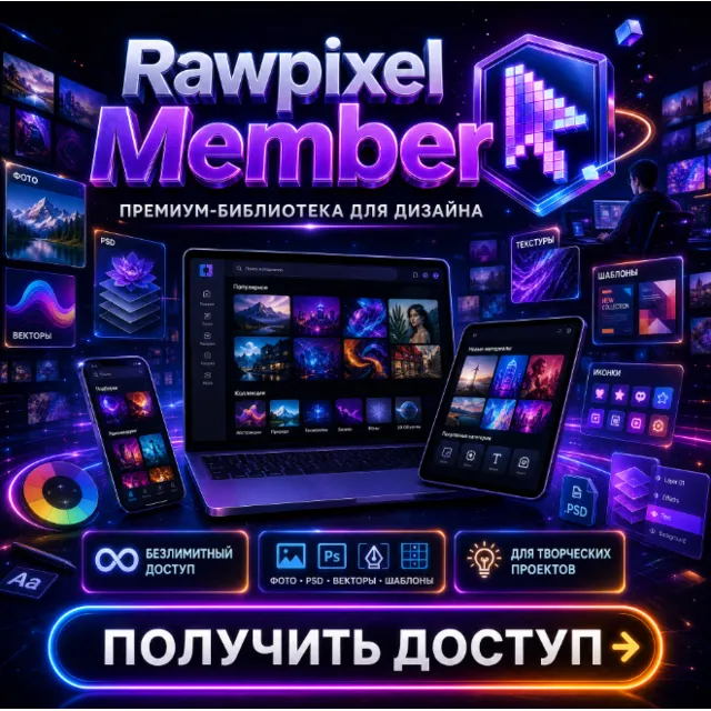 rawpixel участник загрузил 600 файлов 1 месяц