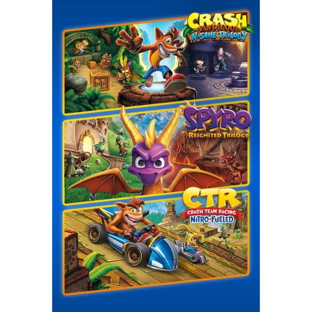 ✅ Тройной набор Crash™ + Spyro™ Xbox One|X|S ключ
