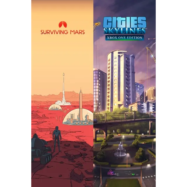 ✅ Cities: Skylines + Surviving Mars Xbox One|X|S ключ