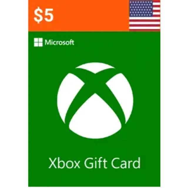 ✅Xbox Microsoft Gift Card  5 USD💲🔑(USA)