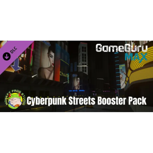 GameGuru MAX Cyberpunk Booster Pack - City Streets DLC