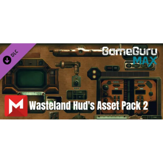 GameGuru MAX Wasteland Asset Pack - HUD's Volume 2 DLC