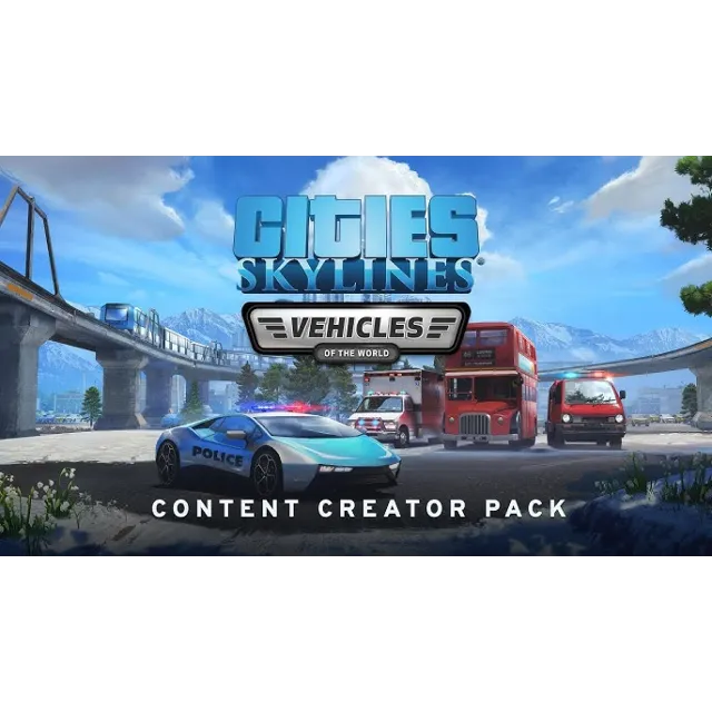 Cities: Skylines - Content Creator Pack: Vehicles of the World Steam ключ РФ Россия