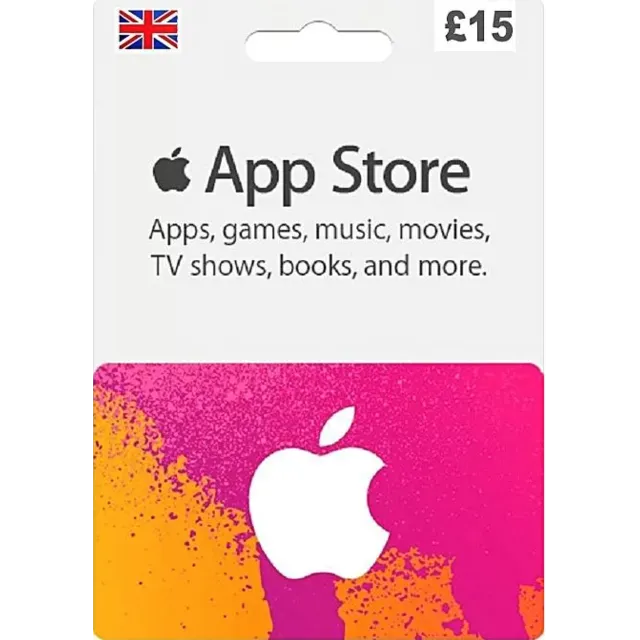🍏iTunes &amp; App Store 🍏Gift Card 15 GBP - UK Instant⚡