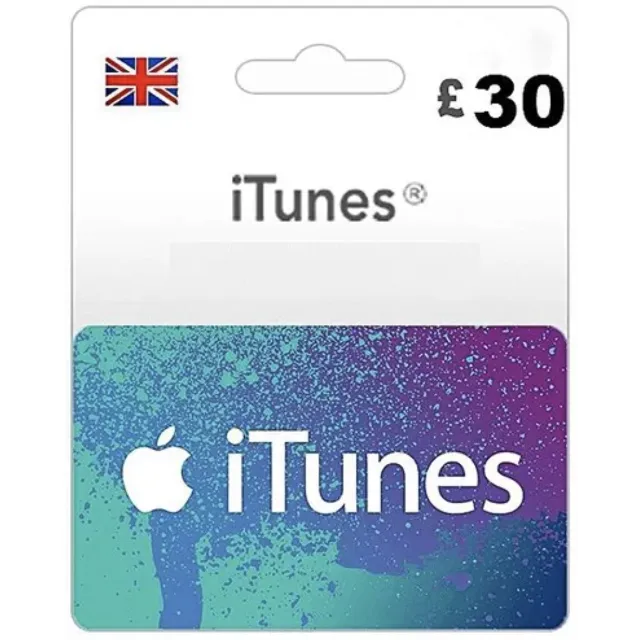 🍏iTunes &amp; App Store 🍏Gift Card 30 GBP - UK Instant⚡