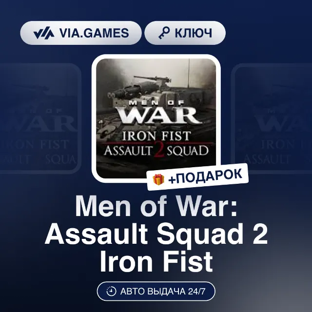 Men of War Assault Squad 2 Iron Fist DLC (Steam Ключ) РФ-СНГ-МИР + ПОДАРОК