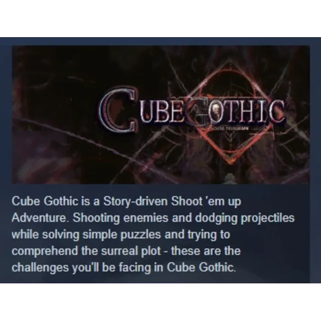Cube Gothic АВТОДОСТАВКА STEAM GLOBAL МГНОВЕННО ЛИЦЕНЗИЯ