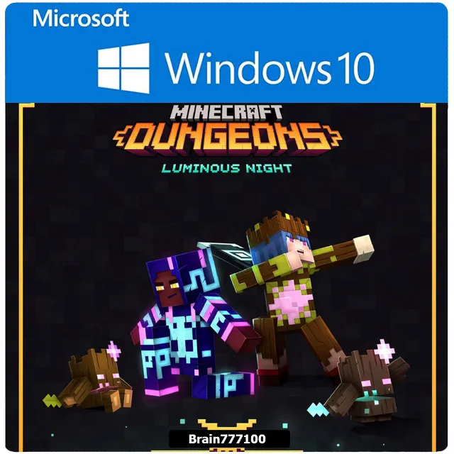 Minecraft Dungeons: Светящаяся ночь Win 10/11