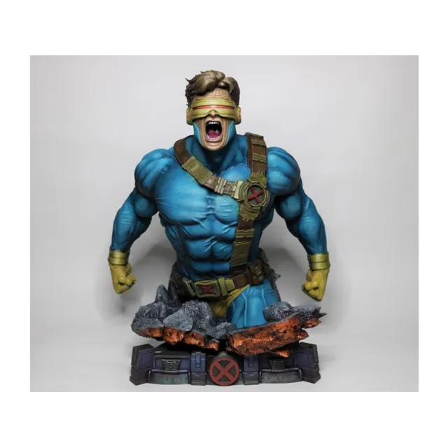 MARVEL CYCLOPS BUST:  ПРОВЕРЕН И ГОТОВ К 3D ПЕЧАТИ