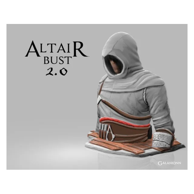 ALTAIR BUST:  ПРОВЕРЕН И ГОТОВ К 3D ПЕЧАТИ