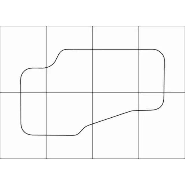 JEEP GRAND CHEROKEE 1999-2004 Лекала автоковриков