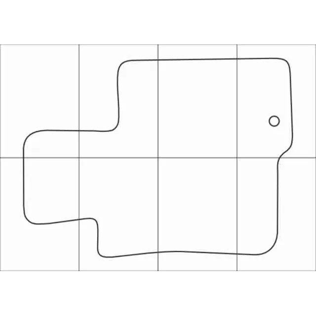 KIA CARENS 2006-- Лекала автоковриков