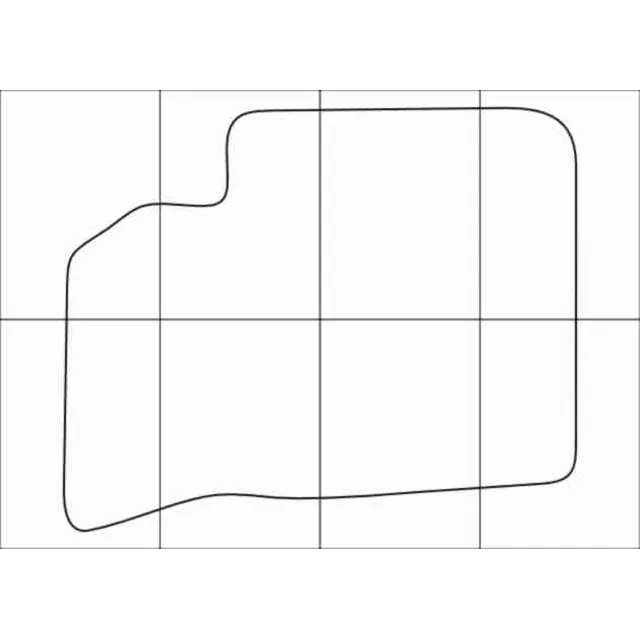 KIA PIKANTO 2004-11 Лекала автоковриков векторные