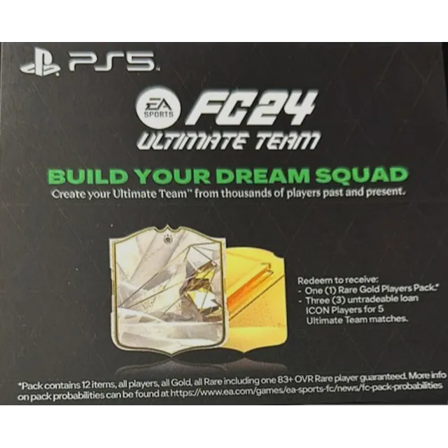 FC 24 ULTIMATE TEAM КЛЮЧ НА ПАКИ PS5/PS4 (ТL/PL/UA/EU)