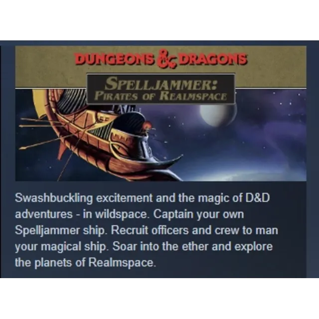 Spelljammer: Pirates of Realmspace АВТОДОСТАВКА STEAM GLOBAL МГНОВЕННО ЛИЦЕНЗИЯ
