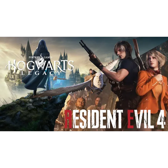 🔥RESIDENT EVIL 4 REMAKE + Hogwarts Legacy Deluxe