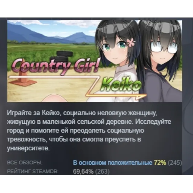 Country Girl Keiko АВТОДОСТАВКА STEAM GLOBAL МГНОВЕННО ЛИЦЕНЗИЯ
