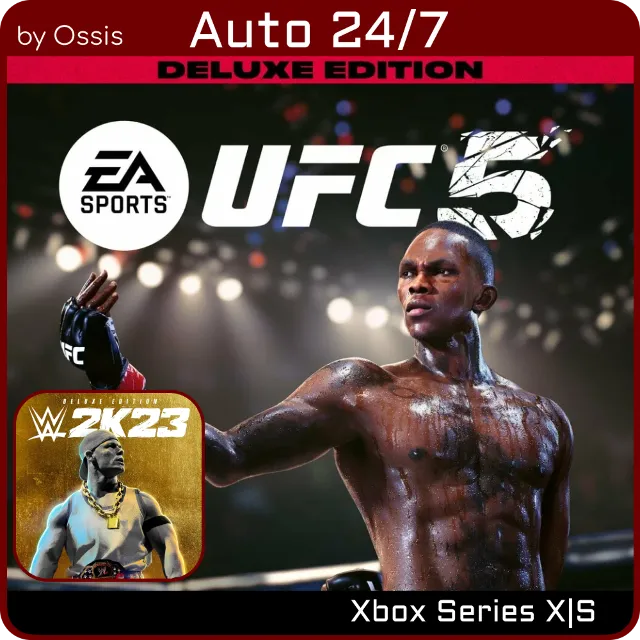 24/7 XBOX UFC 5 Deluxe, WWE 2K23 for Xbox Series X|S