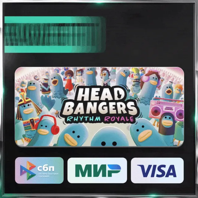✅ HEADBANGERS: RHYTHM ROYALE ❤️🌍 РФ/МИР 🚀 АВТО 💳0%