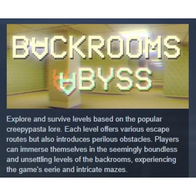 Backrooms Abyss АВТОДОСТАВКА STEAM GLOBAL МГНОВЕННО ЛИЦЕНЗИЯ