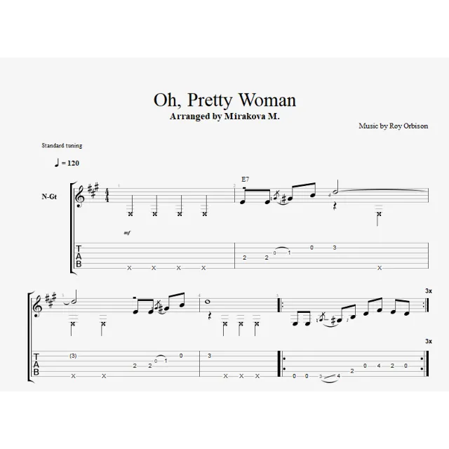 Oh Pretty Woman - Roy Orbison