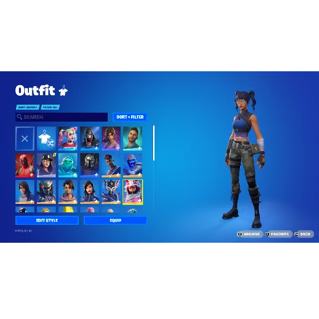 FORTNITE 🎮51+ ОБЛИЦОВ АККАУНТ |OG SIREN NEYMAR| +ПОЧТА