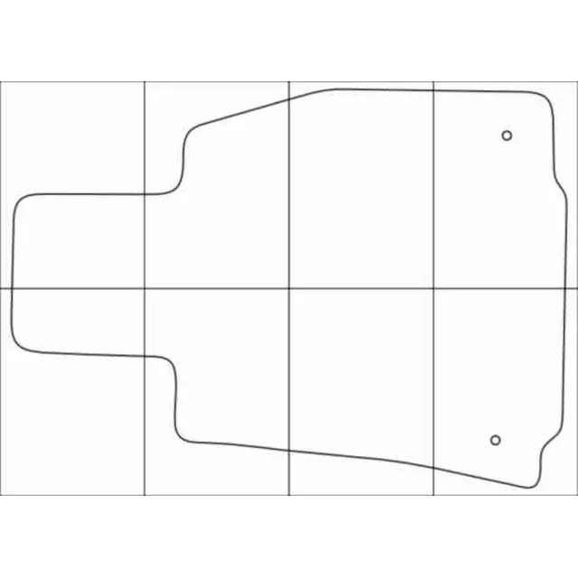 LEXUS LS 460 2006-- Лекала автоковриков