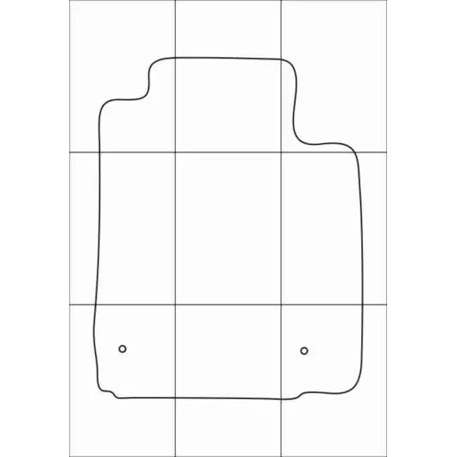 LEXUS ЕS-350 2007-- Лекала автоковриков