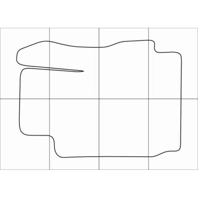 MAZDA 2 2009-- Лекала автоковриков вектор
