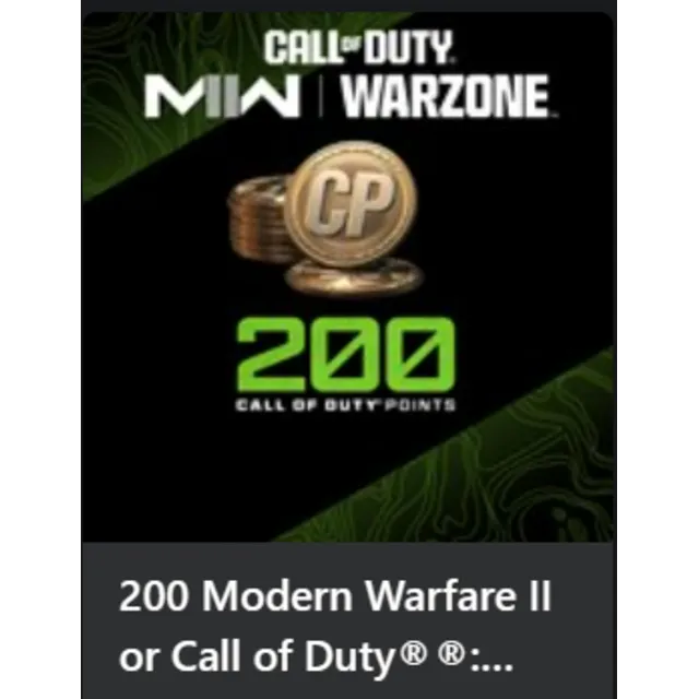 💥Xbox Points/Поинты Call of Duty: MW II/Warzone 2.0