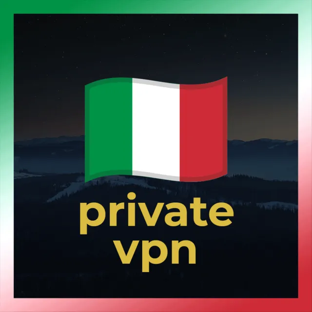 Личный VPN 🇮🇹 Италия 🔥 БЕЗЛИМИТ OpenVPN ВПН