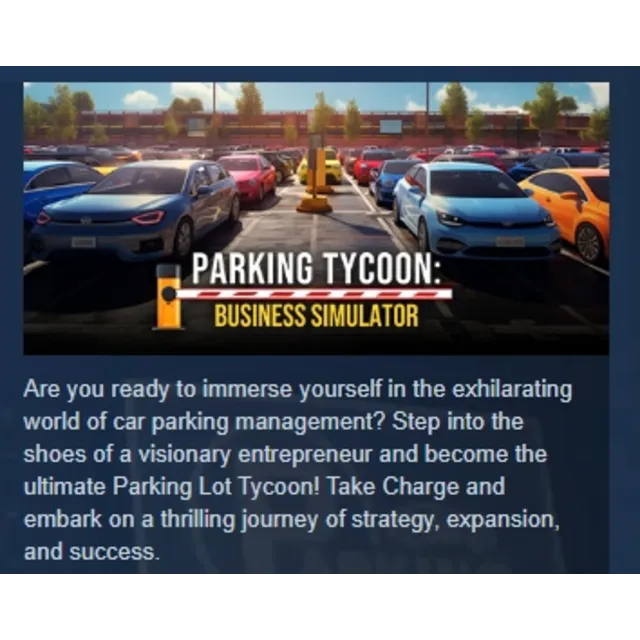 Parking Tycoon: Business Simulator АВТОДОСТАВКА STEAM GLOBAL МГНОВЕННО ЛИЦЕНЗИЯ