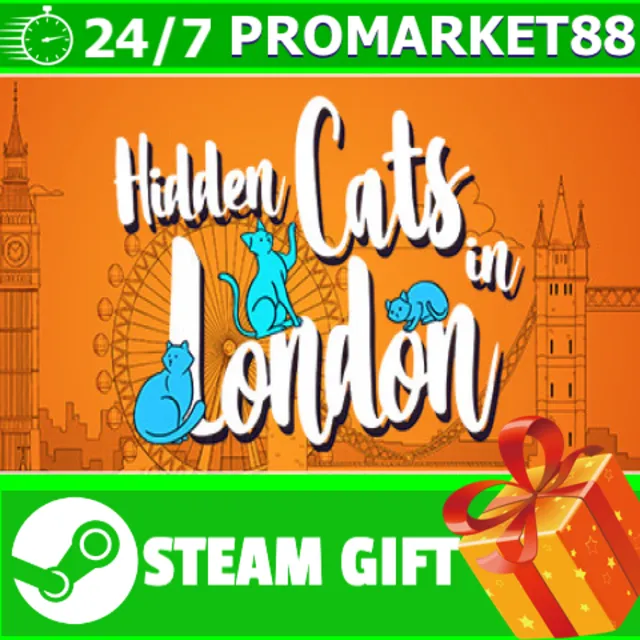 ⭐️ВСЕ СТРАНЫ+РОССИЯ⭐️ Hidden Cats in London Steam Gift