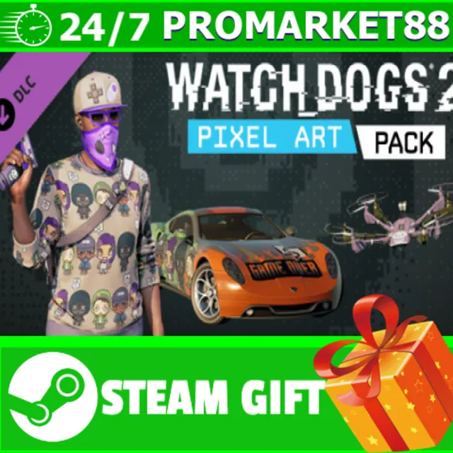 ⭐️ВСЕ СТРАНЫ⭐️ Watch_Dogs 2 - Pixel Art Pack STEAM