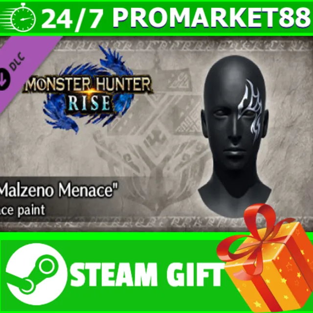 ⭐️ Monster Hunter Rise - "Malzeno Menace" face paint