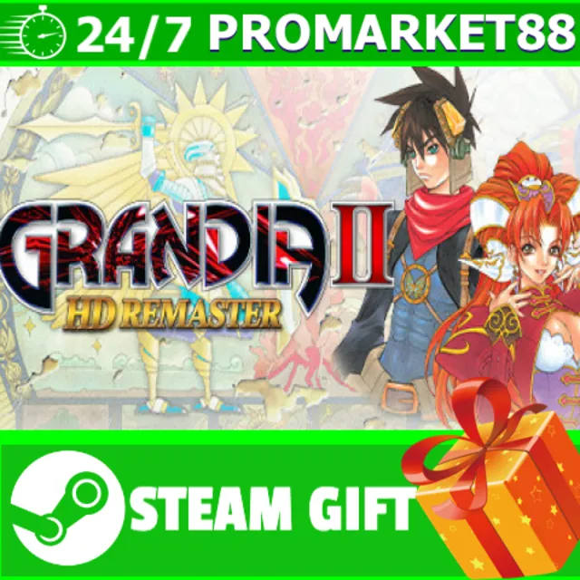 ⭐️ВСЕ СТРАНЫ+РОССИЯ⭐️ GRANDIA II HD Remaster Steam Gift