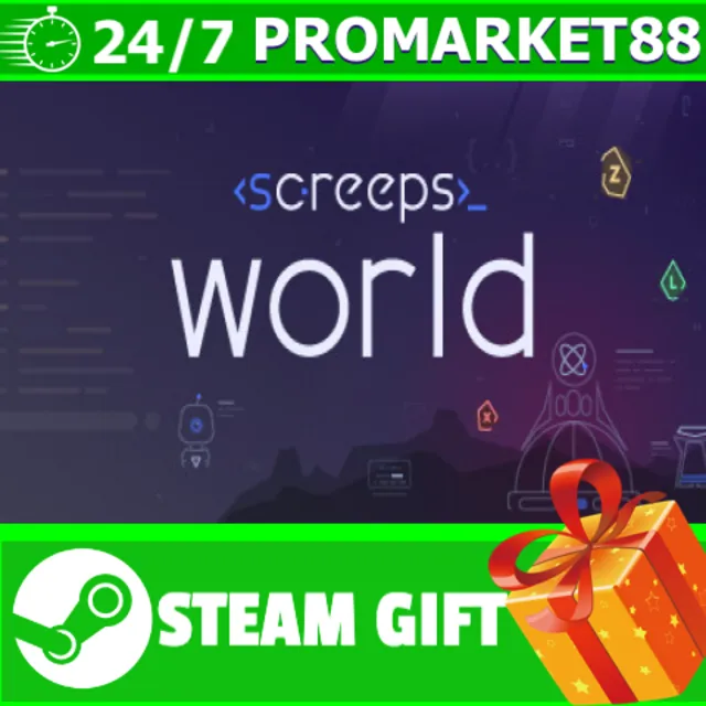 ⭐️ВСЕ СТРАНЫ+РОССИЯ⭐️ Screeps: World Steam Gift
