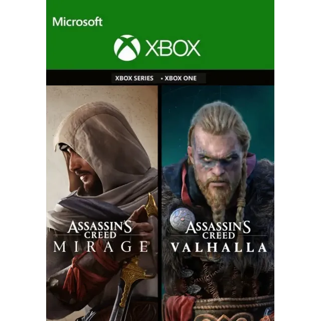 🎮💙ASSASSIN’S CREED MIRAGE &amp; ASSASSIN’S CREED VALHALLA BUNDLE🔑КЛЮЧ AR ЛИЦЕНЗИЯ