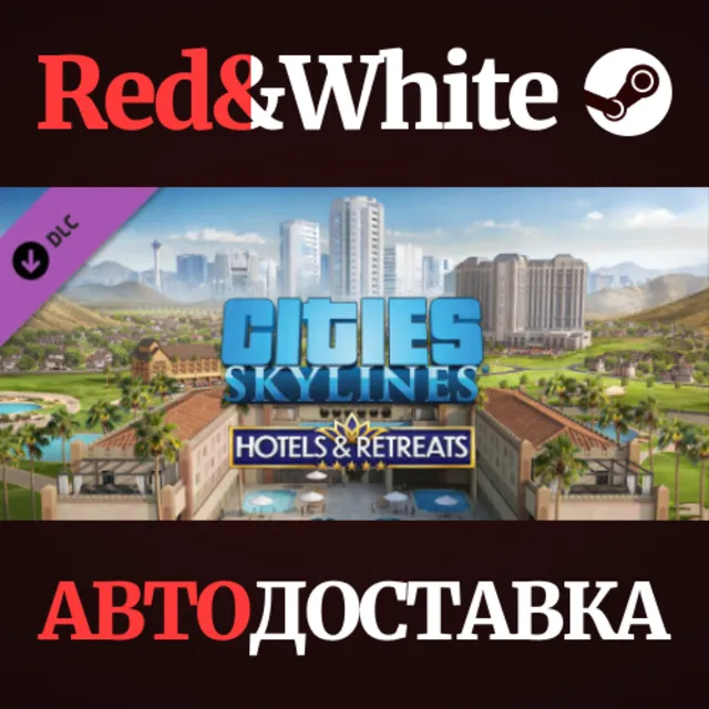 Cities: Skylines - Hotels &amp; Retreats DLC * STEAM RU🔥