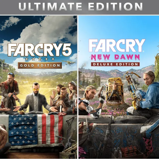 Far Cry 5 Gold Edition + Far Cry New Dawn Deluxe Edition Bundle (Steam Gift RU)