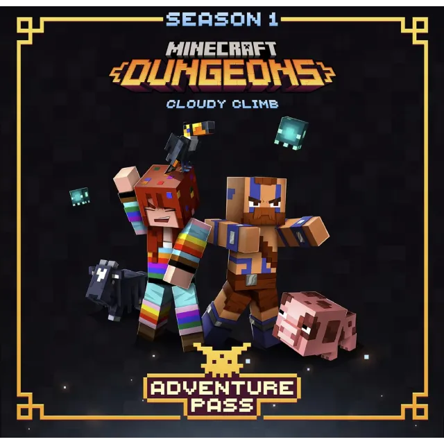 Minecraft Dungeons: приключенческий абонемент «Облачное восхождение» (Steam Gift RU)