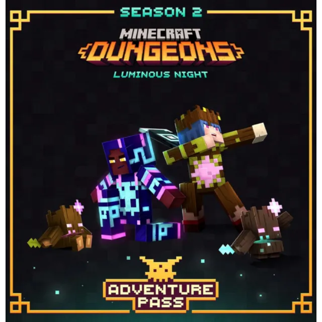 Приключенческий абонемент «Minecraft Dungeons: Светящаяся ночь» (Steam Gift RU KZ UA)