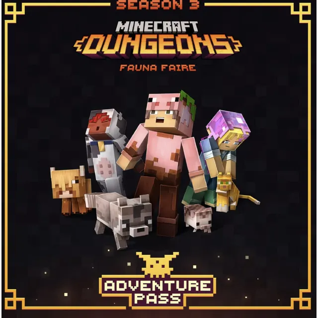 Minecraft Dungeons: приключенческий абонемент Стильной фауны (Steam Gift RU KZ UA)