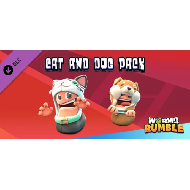 Worms Rumble - Cats &amp; Dogs Double Pack (Steam Gift RU)
