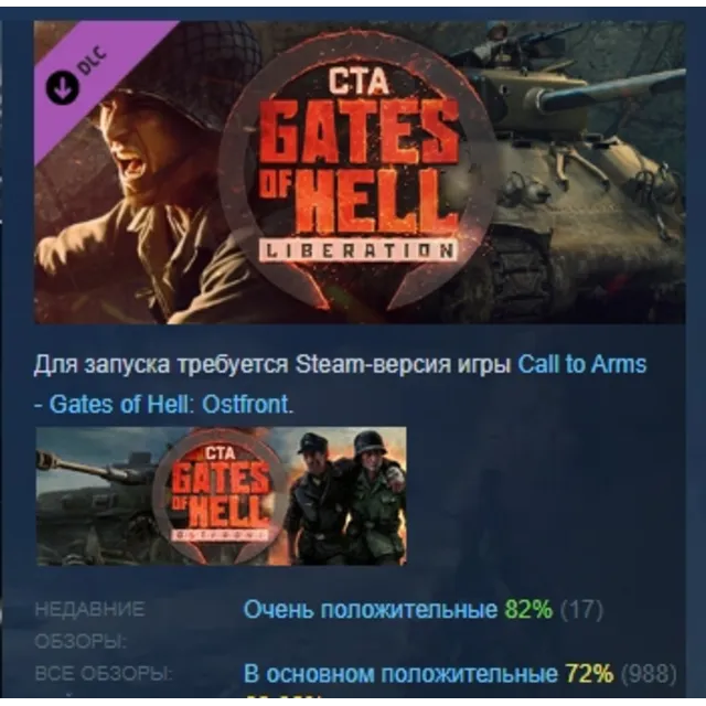 Call to Arms - Gates of Hell: Liberation АВТОДОСТАВКА STEAM GLOBAL МГНОВЕННО ЛИЦЕНЗИЯ