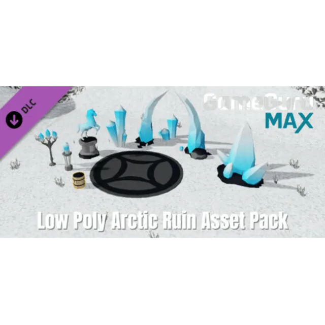 GameGuru MAX Low Poly Asset Pack - Arctic Ruins DLC