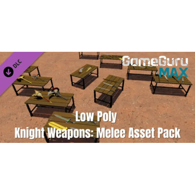 GameGuru MAX Low Poly Asset Pack - Swords DLC