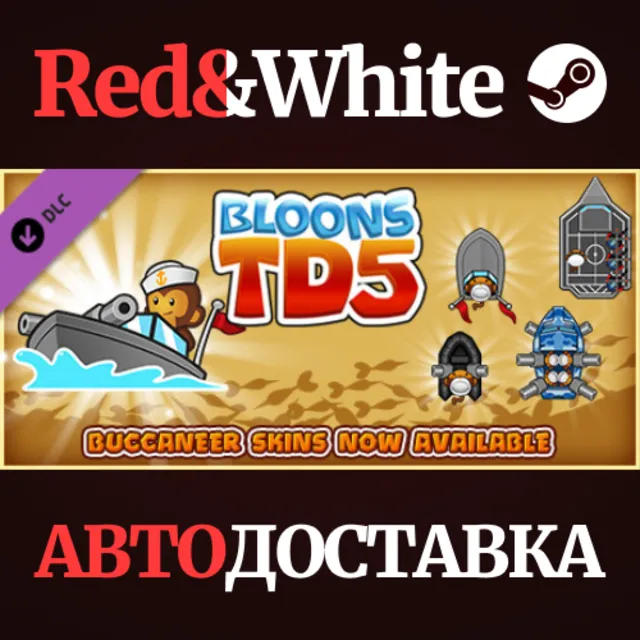 Bloons TD 5 - Navy Monkey Buccaneer Skin DLC