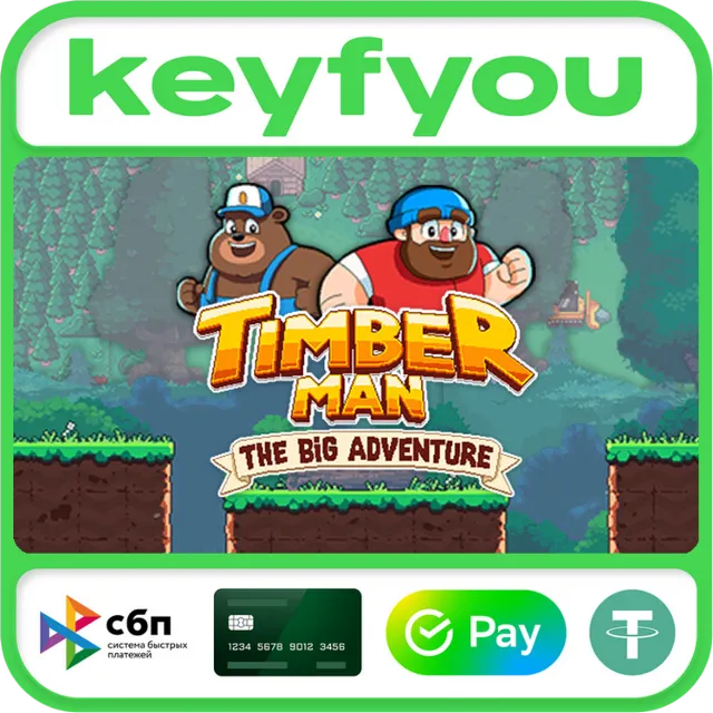 Timberman: The Big Adventure / STEAM GLOBAL КЛЮЧ 🔥