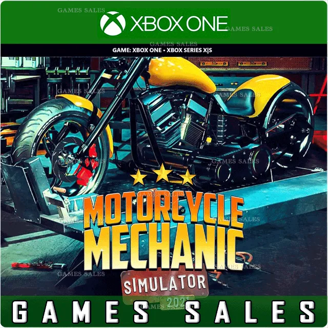 ✅MOTORCYCLE MECHANIC SIMULATOR 2021❤️XBOX ONE|XS🔑КЛЮЧ